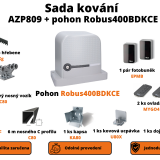 Kování AZP809 + pohon Robus400